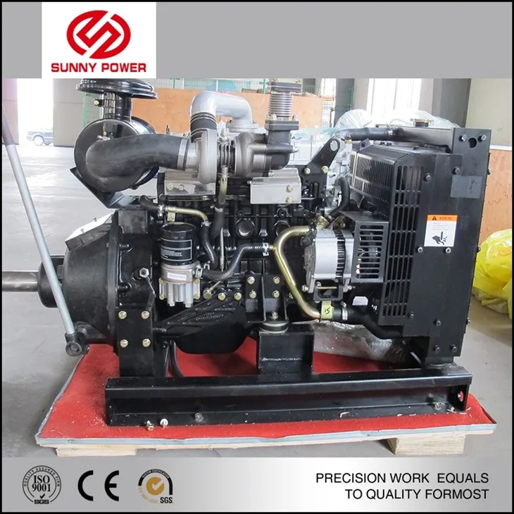 diesel engine with PTO clutch