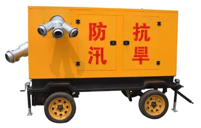 Mobil dieselvandspumpeenhed