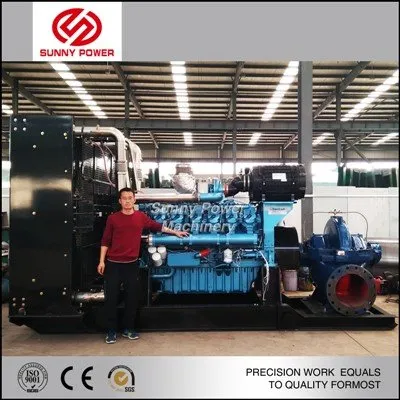 Afvandingspumpe til minedrift